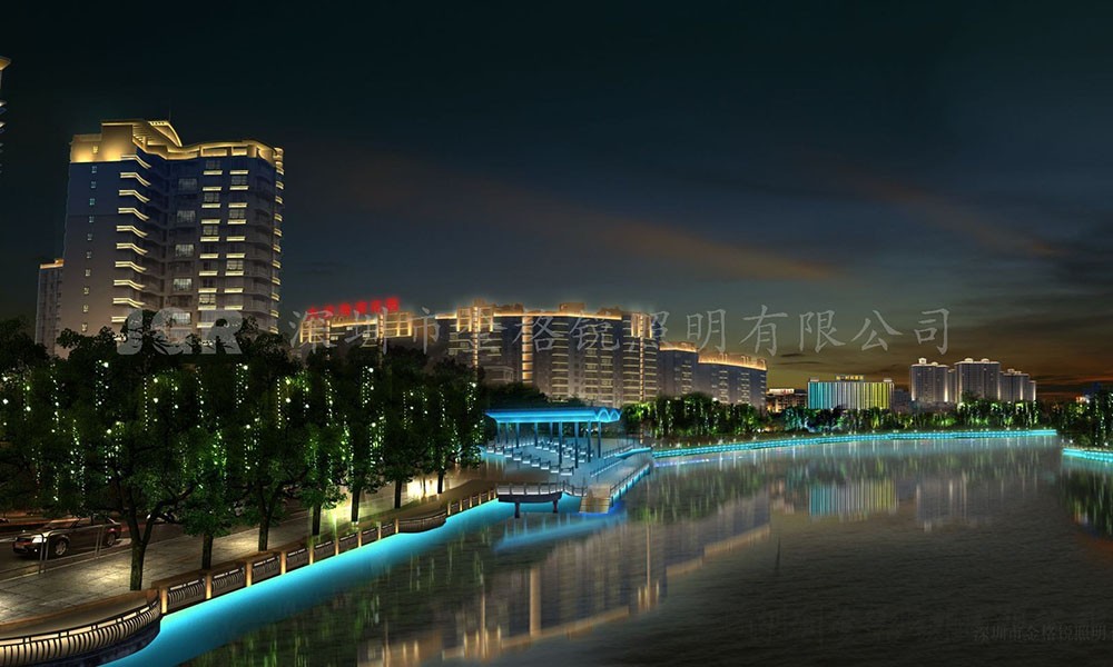 麻涌河一河兩岸夜景提升工程設計方案